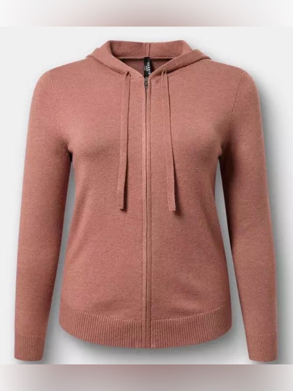 NWT Torrid Nutmeg Brown Zip-Up Lounge Hoodie Sz 3 & 4